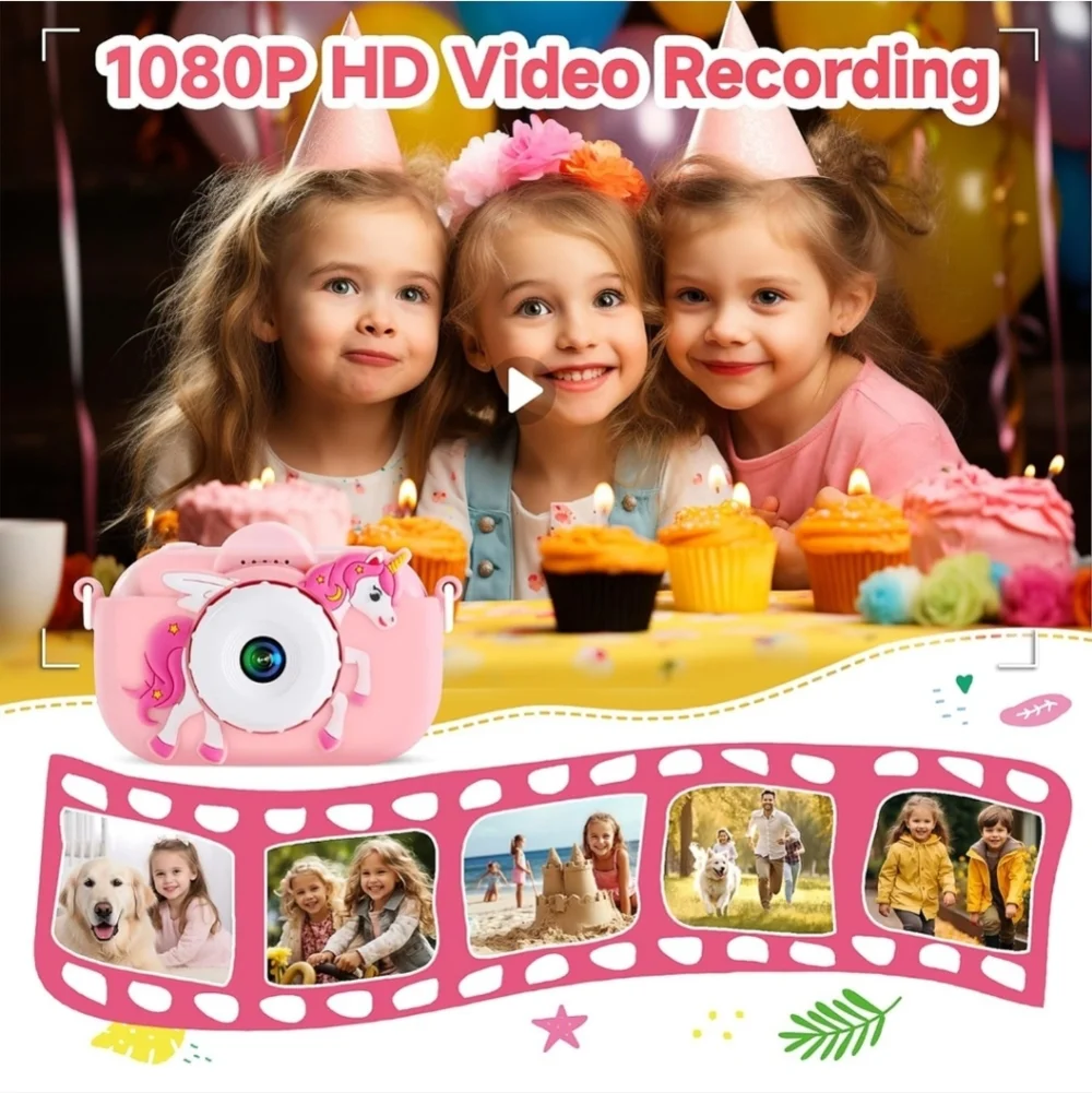 Kids Camera Toys with Memory Card
